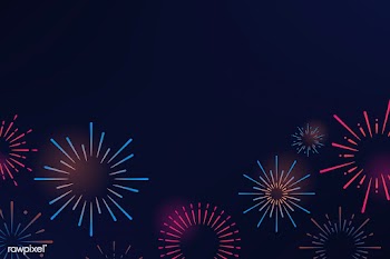 Firework explosions background design vector | Free stock vector - 532875
