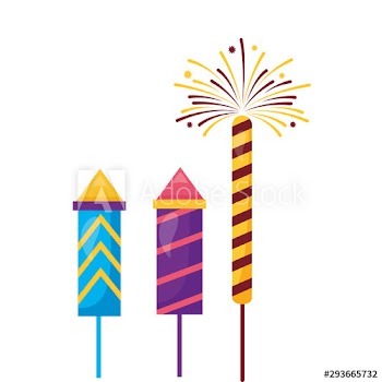 firework festival colors icons