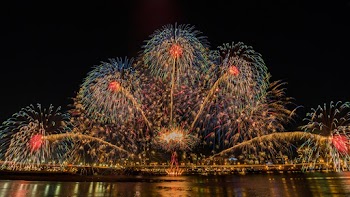 Fireworks At Night