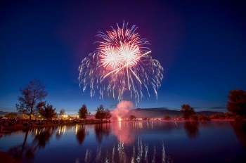 Fireworks At Night