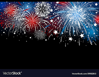 Fireworks background design Royalty Free Vector Image