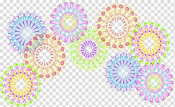 Fireworks, Colorful fireworks transparent background PNG clipart