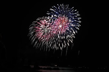 Fireworks Display On Sky