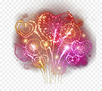 Fireworks Heart Photography - Love color festival fireworks vector 