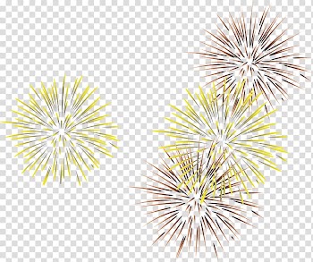 Fireworks illustration, Line Fireworks Euclidean , Yellow lines of fireworks transparent background PNG clipart