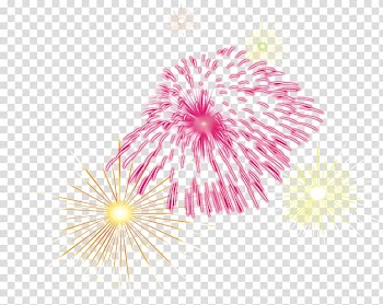 Fireworks Lunar New Year, Color fireworks transparent background PNG clipart