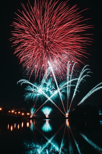 Fireworks on Sky