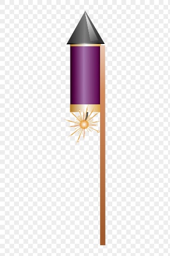 Fireworks rocket png sticker, transparent | Free PNG - rawpixel