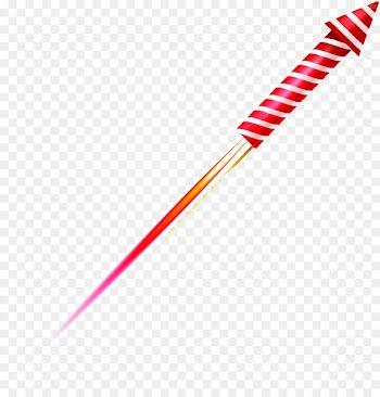Fireworks Rocket Royalty-free Clip art - Red Rocket 