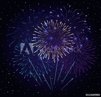 fireworks splash explosion background design
