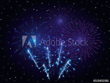 fireworks splash explosion background design