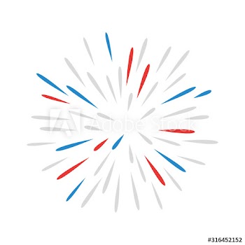 fireworks splash explosion design