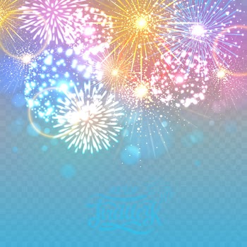 Fireworks Stock photography Stock illustration - Beautiful fireworks 
