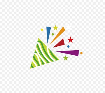 Fireworks Vector graphics Party popper Ribbon - hand drawn 