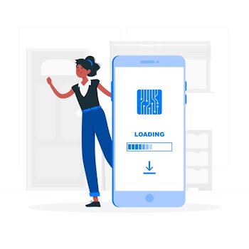 Firmware illustration concept Free Vector