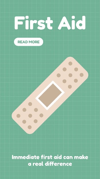 First aid Facebook story template, | Free Vector Template - rawpixel