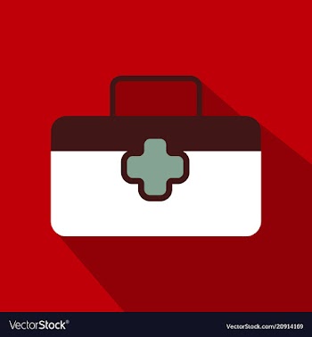 First aid icon in trendy flat style isolated on vector image