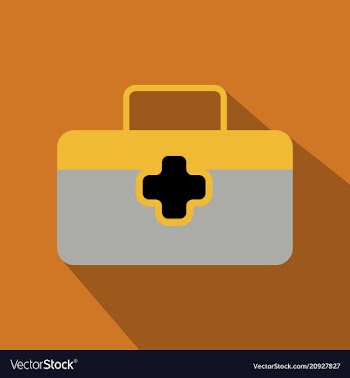 First aid icon in trendy flat style isolated on vector image