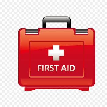 First aid kit Medicine - Red first aid kit 