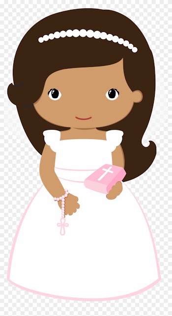 First Communion Girl Clipart