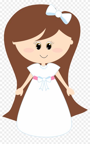 First Communion Minus - First Communion Girls Vector
