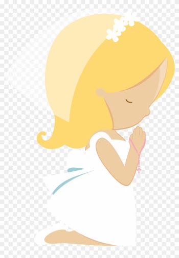 First Communion Minus - Holy Communion Girl Clipart