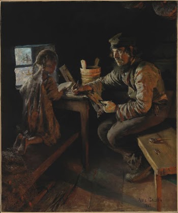 First lesson, 1887 - 1889, | Free Photo - rawpixel