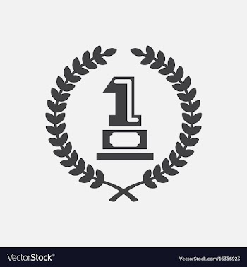 First place icon golden number one symbol vector image