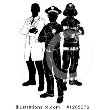 First Responder Clipart #1265376 - Illustration by AtStockIllustration