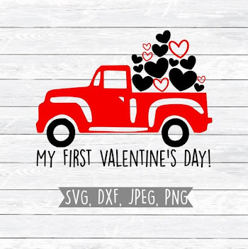First Valentine's Day, Boy Valentine, SVG, DXF, SVG files for ...