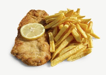 Fish and chips  collage | Free PSD - rawpixel