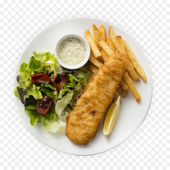 Fish and chips French fries Take-out Hamburger Fast food - chips 