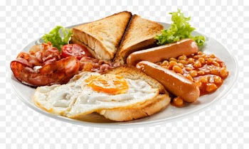 Fish and chips Full breakfast Baked beans Toast - traditional 