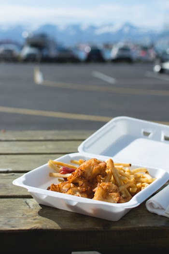 Fish and chips takeaway in Húsavík 