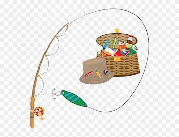Fish Border Clip Art - Fishing Clipart Png