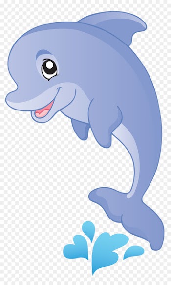 Fish Cartoon Aquatic animal Clip art - dolphin 