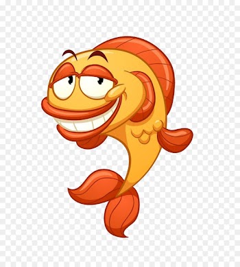 Fish Cartoon Illustration - Hand-painted small fish 
