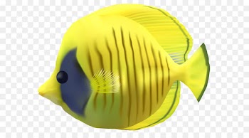 Fish Clock Clip art - Yellow Fish Transparent PNG Clip Art Image 
