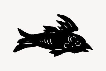 Fish collage element, drawing illustration | Free Vector Illustration - rawpixel