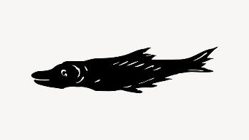 Fish collage element, drawing illustration | Free Vector Illustration - rawpixel