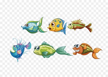 Fish Euclidean vector Cartoon - Vector fish material 