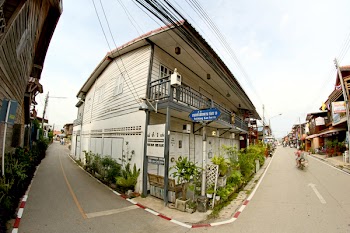 Fish-eye Lens Photography of Crossroad