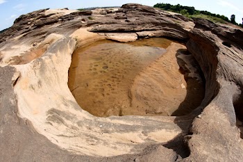 Fish-eye Lens Photography of Mountain