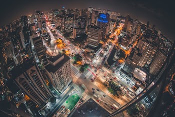 Fish Eye Photography of Buildings