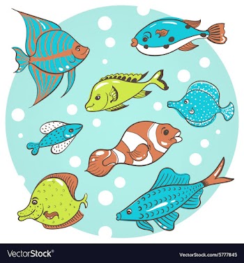 Fish fish vector image