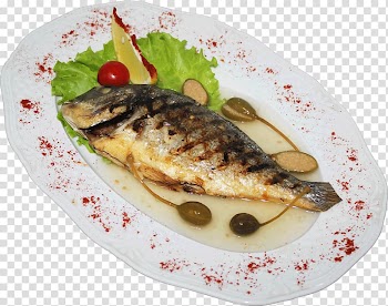 Fish Food Eating Vegetable Fruit, fried fish transparent background PNG clipart