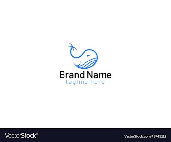 fish logo design with water free
