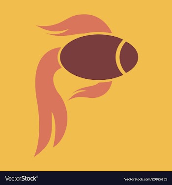 Fish logo template creative symbol of fishing vector image