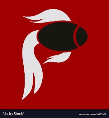 Fish logo template creative symbol of fishing vector image