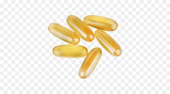 Fish oil Capsule - Golden fish oil capsules transparent material 